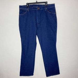 Vintage Wrangler Dark Wash Western Straight Leg Jeans 40